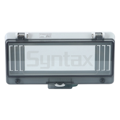 10 Modules IP67 Watertight Hinged Windows Syntax AW10 With Knurle Screws 196*101*28mm