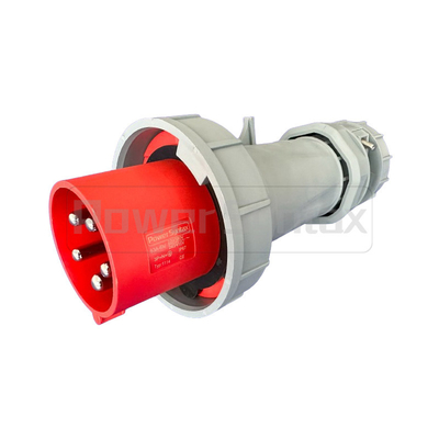 PowerSyntax 3P+N+E 63A IP67 440V Third Generation Industrial Plug Line Type Part No. 1114