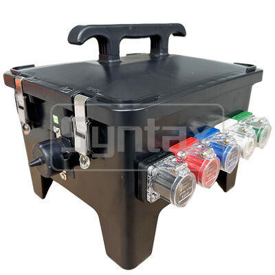 Syntax MP24 IP67 Waterproof Portable Power Distribution Units With 400A 600v IP67 Camlocks 37*34*33CM