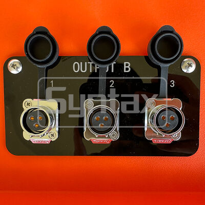 Syntax MK2 Portable Power Distribution Box With 32A/5P 400v IP67 Input Inlet PE Material Fitted With Multi-functional Meter 46*46*55CM