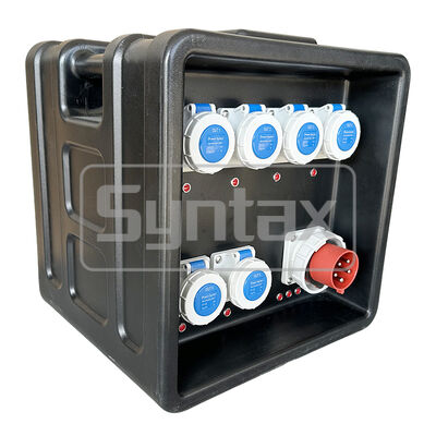 Syntax MD1 Three Phase 32AMP/5P HDPE Portable Distribution Boxes IP67 Waterproof For FIFA Sporting Events In Qatar