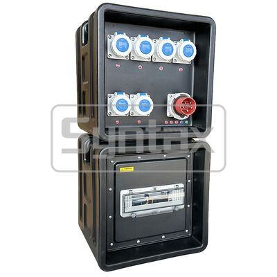 Syntax MD1 Three Phase 32AMP/5P HDPE Portable Distribution Boxes IP67 Waterproof For FIFA Sporting Events In Qatar