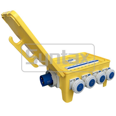 Syntax MP36 IP67 Waterproof Compact Power Distribution Box 125A 1 Phase with Handle for Industrial Use