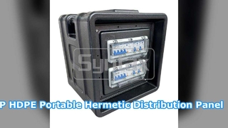 Prenda impermeable hermética portátil trifásica del panel de distribución IP67 del HDPE 100AMP de la sintaxis MD1 con diferencia