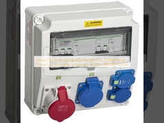 Caja de distribución mural Syntax CX2 32AMP trifásica de cuatro hilos con RCBOs Schneider 280*280*155mm