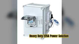 Caja de distribución de energía industrial Syntax 125A resistente
