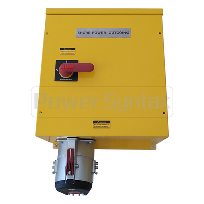 5P 250A IP67 caja de enchufe mecánica enclavada PowerSyntax de alta corriente montado en la pared conmutada 75121