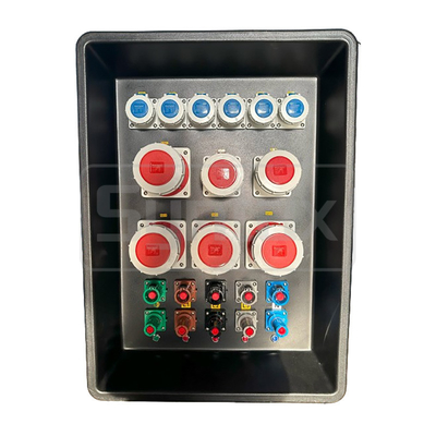 Sintax MD4 Cuadro de distribución de energía de tres fases 400A HDPE duradero IP67 para el juego de natación de Qatar 630x430x900mm